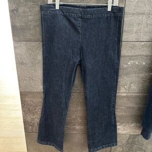 The Row Pull On Dark Wash Stretch Jeans Size L